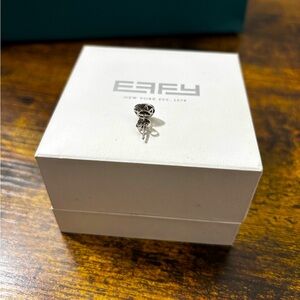 925 Sterling Silver Diamond Pave Stud Earrings 0.10 TCW